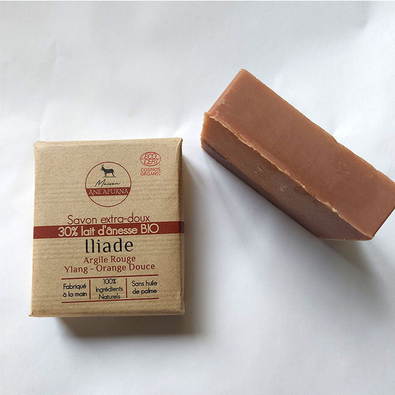 Savon Iliade au lait d’ânesse – Peaux sensibles ou matures