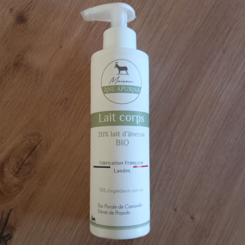 Lait Corps au lait d'ânesse bio 200ml - Sans parfum