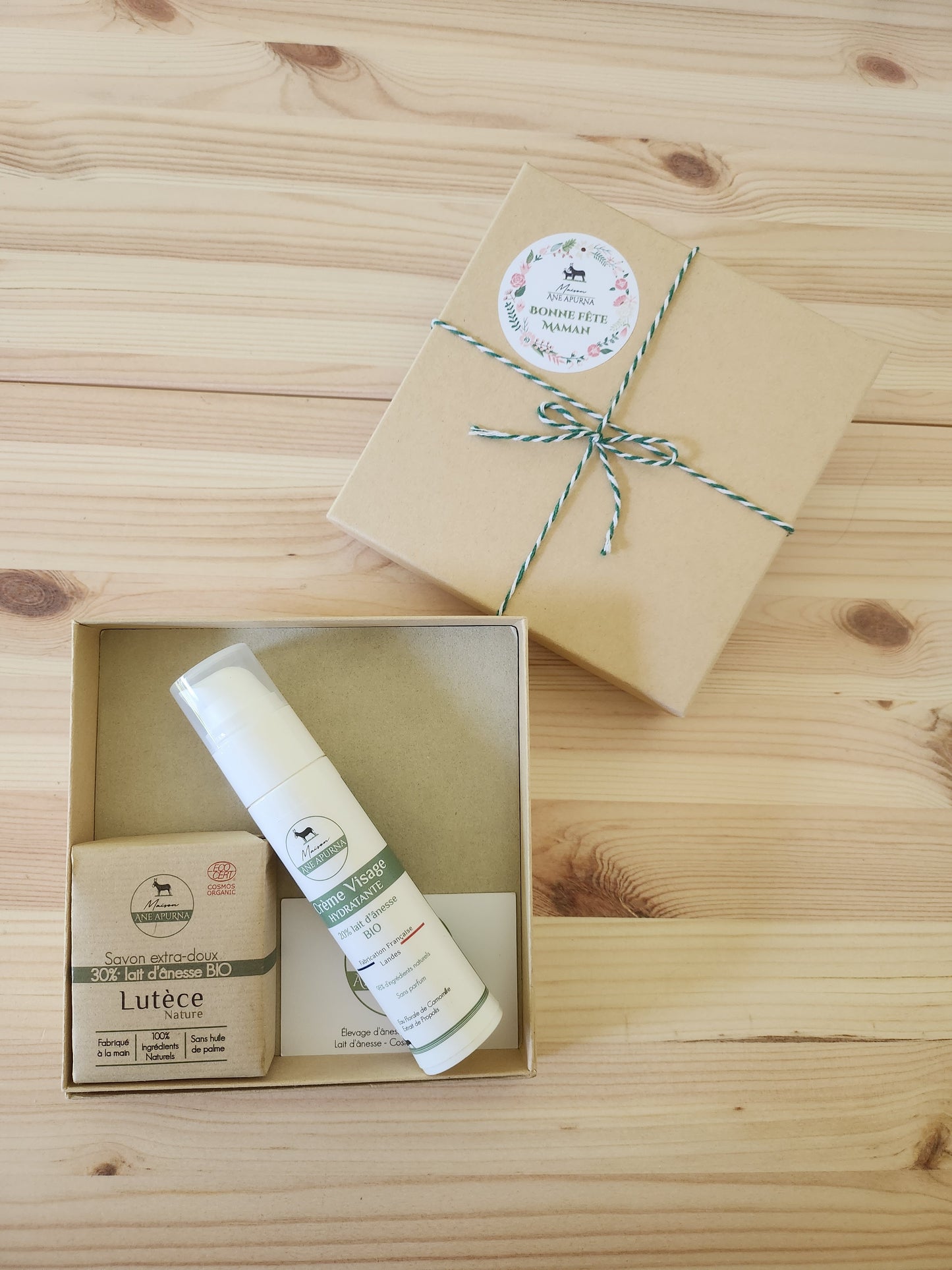 Coffret Cadeau Fête des Mère Soin visage au lait d'ânesse
